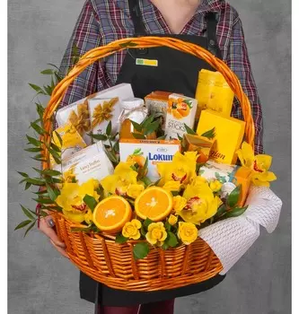 Подарочная корзина "Золото"