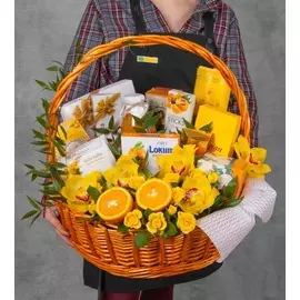 Подарочная корзина "Золото"