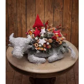 Подарочное кашпо "Год белого Быка"