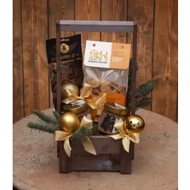 Подарочное кашпо "Новогодняя встреча"