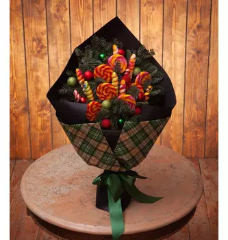 Продуктовый букет "Карамельная зима"