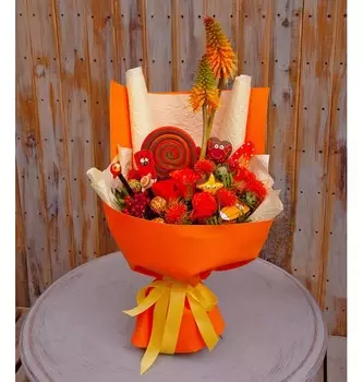 Продуктовый букет "Красный- прекрасный!"