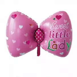 Воздушный шар "Бантик для девочки" (74 см)