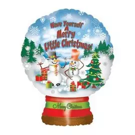 Воздушный шар "Merry little Christmas!" (56 см)