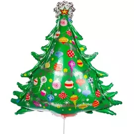 Воздушный шар "Новогодняя елка" (97 см)