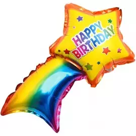 Воздушный шар "Радужный метеорит" (97 см)