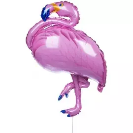 Воздушный шар "Розовый фламинго" (97 см)