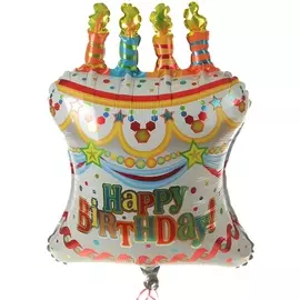 Воздушный шар Торт "С Днем Рождения" (71см)