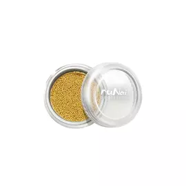 Дизайн для ногтей: бульонки металлические (цвет: золотой) № 3281