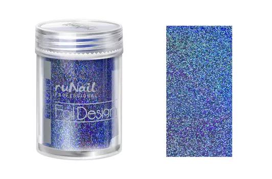 Дизайн для ногтей: фольга (цвет: голубой, голографический), 1,5 м, № 1993