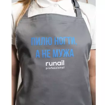 Фартук (принт: синий) №6570