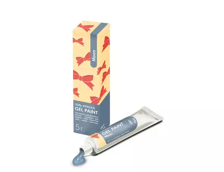 Гель-краска (цвет: "Серебряная луна") №2461