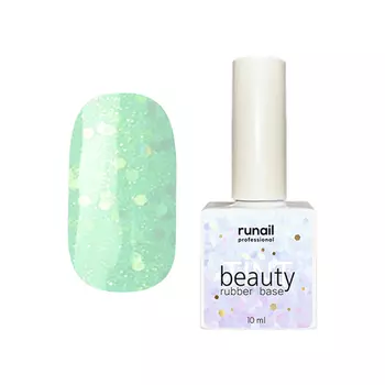 Каучуковая цветная база beautyTINT (glitter mix), 10 мл №6772