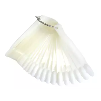 Палитра веерная для лаков и дизайна, матовая, миндалевидная 50 шт., №4456