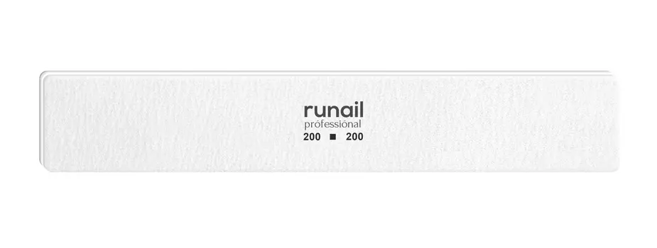 Профессиональная пилка для искусственных ногтей (белая, прямая, 200/200) №4739