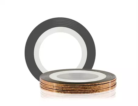 Самоклеящаяся лента для дизайна ногтей (цвет: бронза), 20 м, № 2527