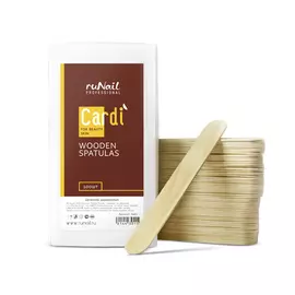 Шпатели деревянные Cardi, 100 шт №1443