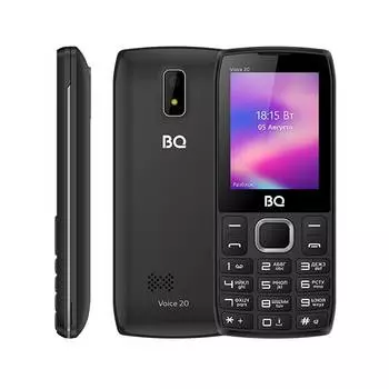 Телефон BQ 2400L Voice 20 (Темно-серый)