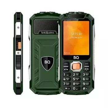 Телефон BQ 2819 Tank Quattro (Зеленый)