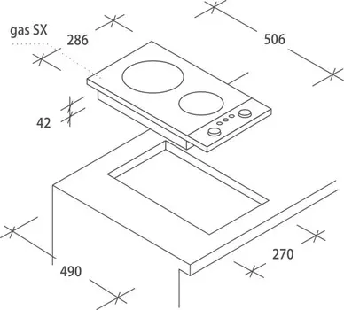 Варочная панель Candy CDH32/1X
