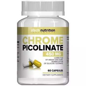 A Tech Nutrition - Пиколинат хрома 450 мг 60 твердых капсул