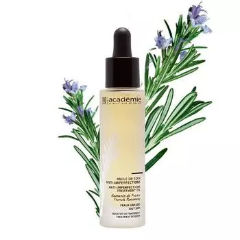 Academie Aromatherapie - Масло-уход для проблемной кожи Французский розмарин 30 мл