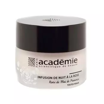 Academie, Aromatherapie Night Infusion Rose Cream - Ночной крем "Розовая инфузия" 30 мл