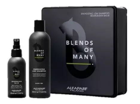 Alfaparf Milano Bom Gift Box - Подарочный набор (шампунь 250 мл, бальзам для бороды 100 мл)