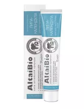 AltaiBio Для полости рта - Зубная паста для чувствительных зубов "Липа-Календула" 75 мл