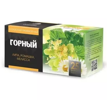 Алтэя Травяные чаи - Травяной чай "Горный" 25 фильтр-пакетов х 1,2 г
