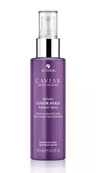 Alterna Caviar Anti-Aging Infinite Color Hold Topcoat Spray - Ламинирующий спрей-глянец с комплексом фиксации цвета для окрашенных волос 125 мл