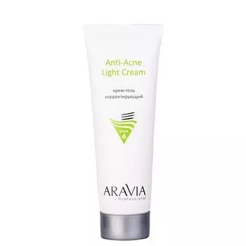 Aravia Anti-Acne Light Cream - Крем-гель корректирующий для жирной и проблемной кожи 50 мл