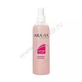 Aravia Лосьон перед депиляцией с экстрактами мяты и березы 300 мл