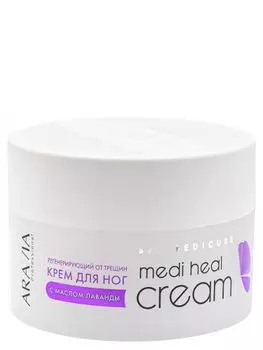 Aravia Professional Medi Heal Cream - Крем регенерирующий для тела от трещин с маслом лаванды 150 мл