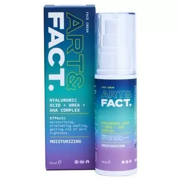 Art&amp;Fact - Интенсивно увлажняющий крем для лица (Hyaluronic Acid + Urea + AHA complex) 50 мл