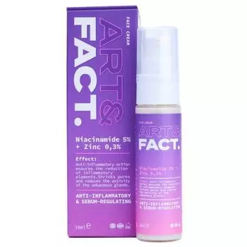 Art&amp;Fact - Корректирующий крем-гель антиакне (Niacinamide 5% + Zinc 0,3%) 30 мл