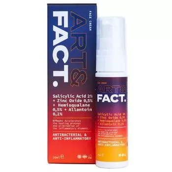 Art&amp;Fact - Крем-актив для проблемной кожи и точечного действия (Salicylic Acid 2%+Zinc) 30 мл