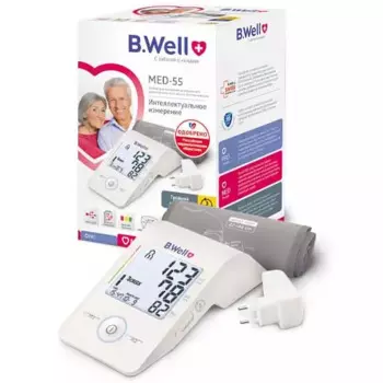 B.Well - Тонометр MED-55 автомат с адаптером