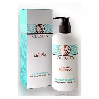 Barex Olioseta Oro del Marocco - Питательный шампунь с маслом арганы, льна 750 мл