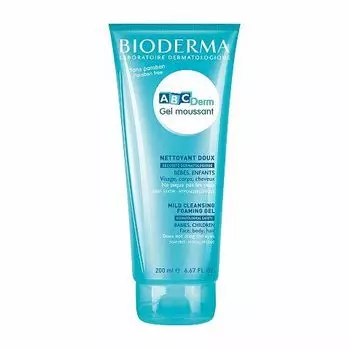 Bioderma ABCDerm - Мягкий очищающий гель для лица и тела 200 мл