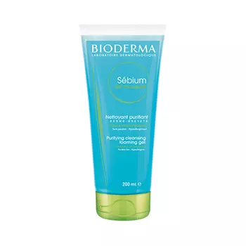 Bioderma Sebium - Очищающий гель без помпы 200 мл