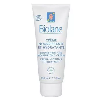 Biolane - Детский питательный и увлажняющий крем для лица и тела 100 мл