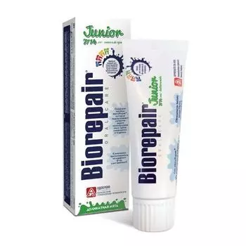 Biorepair Junior Mint - Детская зубная паста с витамином Е и ароматом мяты, 7-14 лет, 75 мл