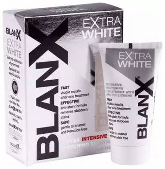Blanx Extra White - Зубная паста Про-Интенсивно отбеливающая 50 мл в тубе