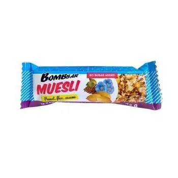 Bombbar - Батончик-мюсли "Арахис" 45 гр