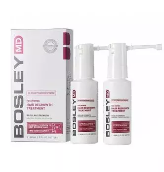 Bosley Pro - Усилитель роста волос для женщин 2х60 мл