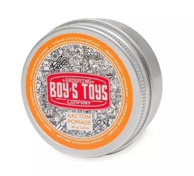 Boy's Toys Кастом Pomade - Помада для укладки волос сильной фиксации и средним уровнем блеска 40 мл