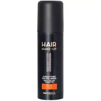 Brelil Professional Colorianne - Спрей-макияж для волос медный 75 мл