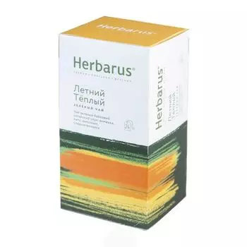 Чай зеленый с добавками "Летний теплый", 24 х 2 г