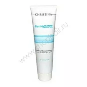 Christina Elastin Collagen Azulene Moisture Cream with Vit A, E and HA - Увлажняющий азуленовый крем с коллагеном и эластином для нормальной кожи 60